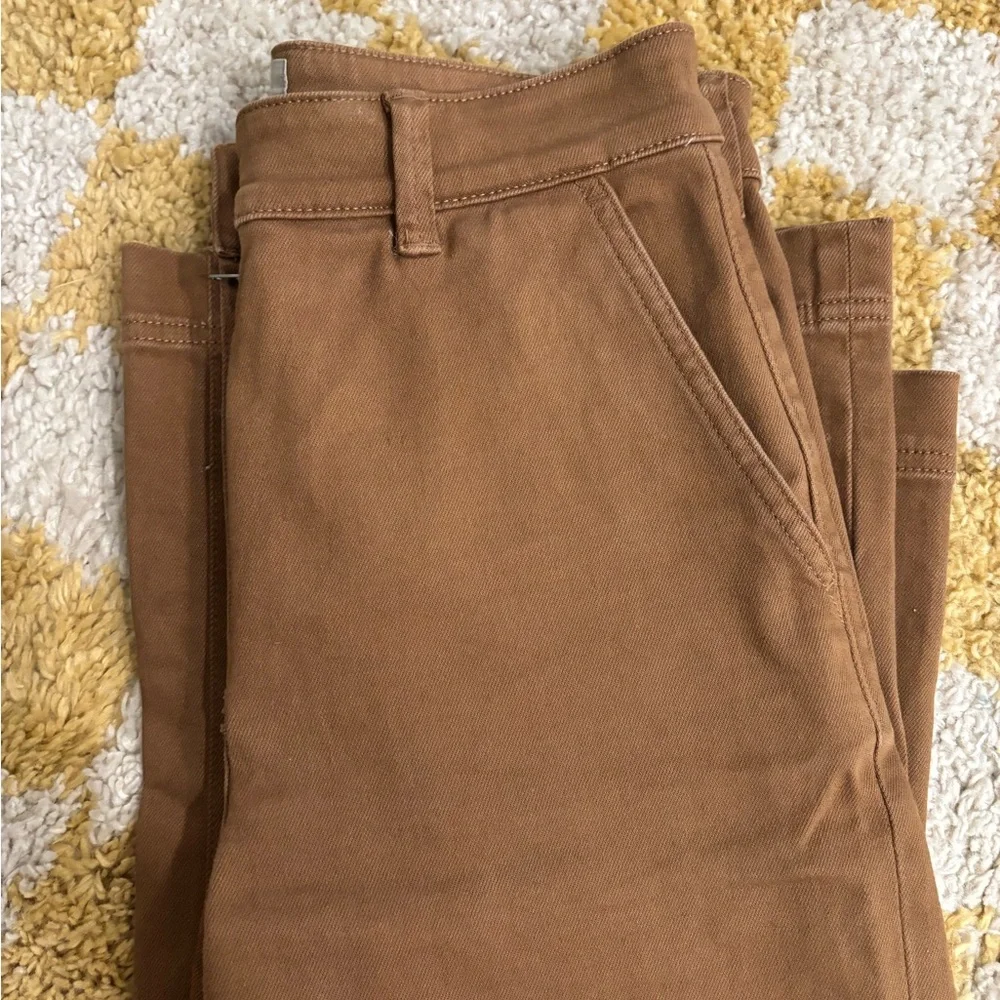 Everlane THE UTILITY WIDE-LEG PANT in Brown Sz 4 - Picture 4 of 5